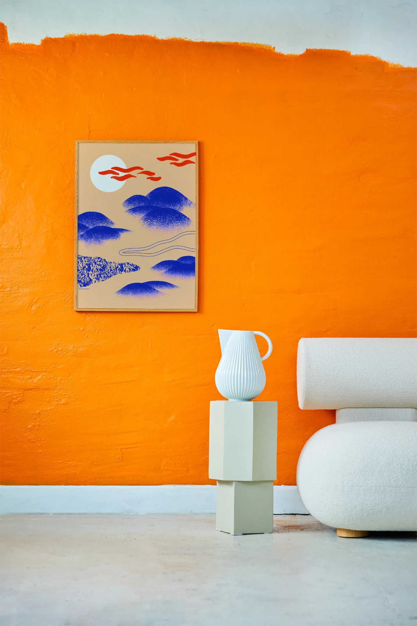 Japanese Hills plakat, 30 x 40 cm Paper Collective