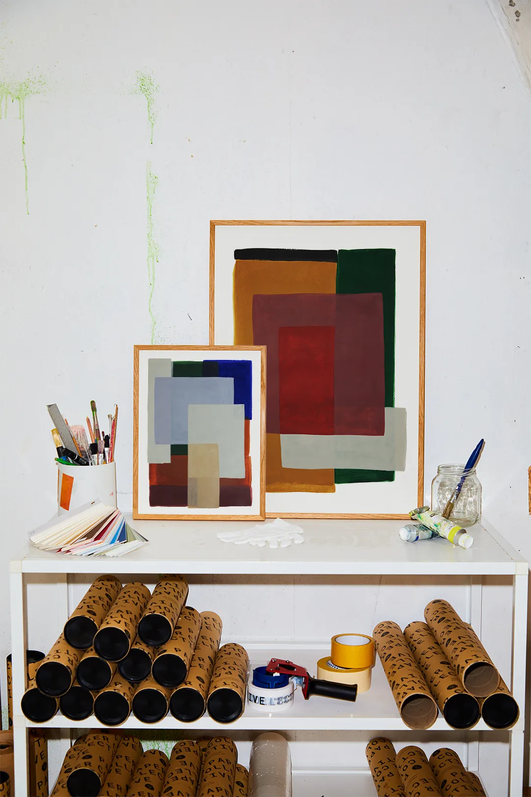Layers 01 poster, 30 x 40 cm Paper Collective