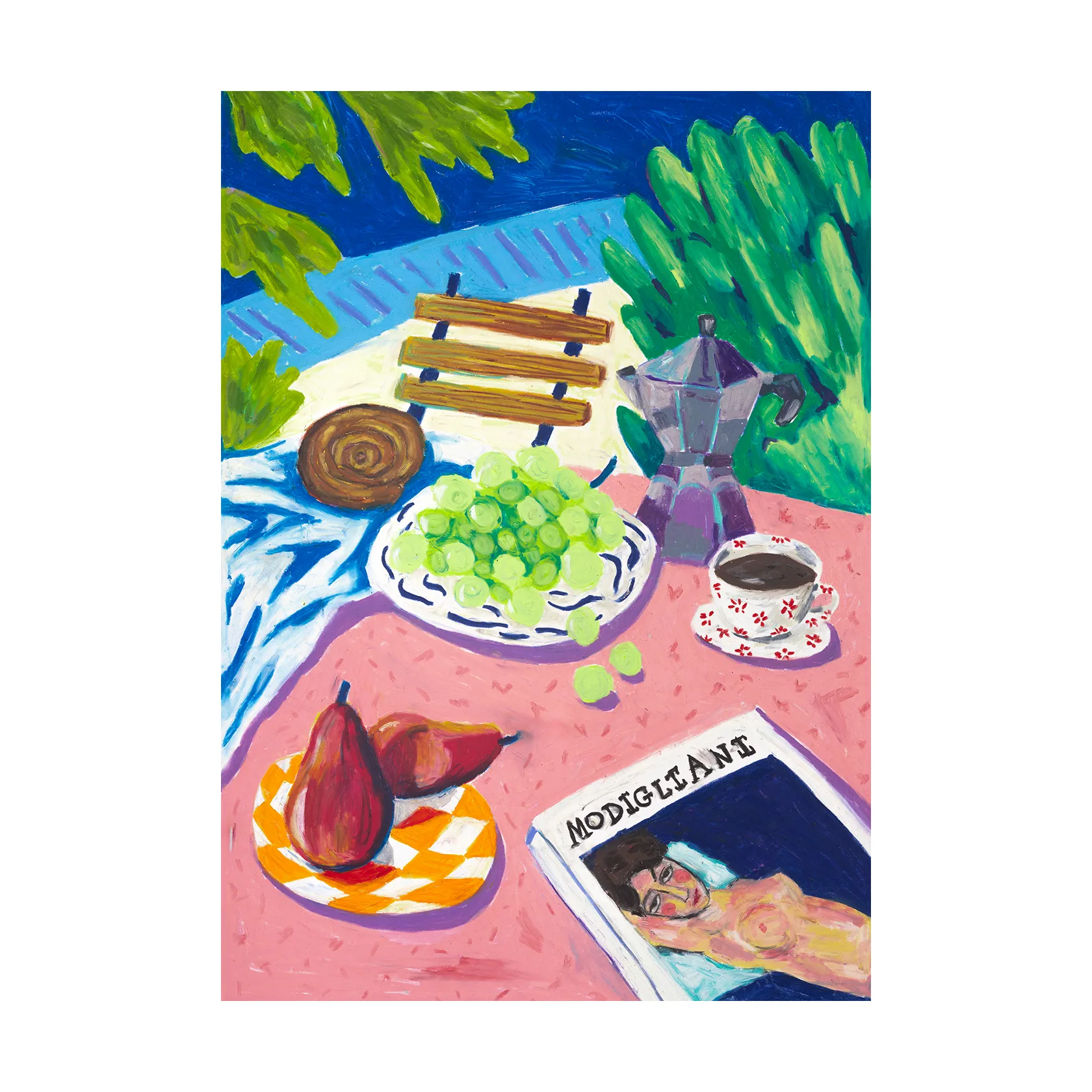 Modigliani in the Garden poster, 30x40 cm Paper Collective