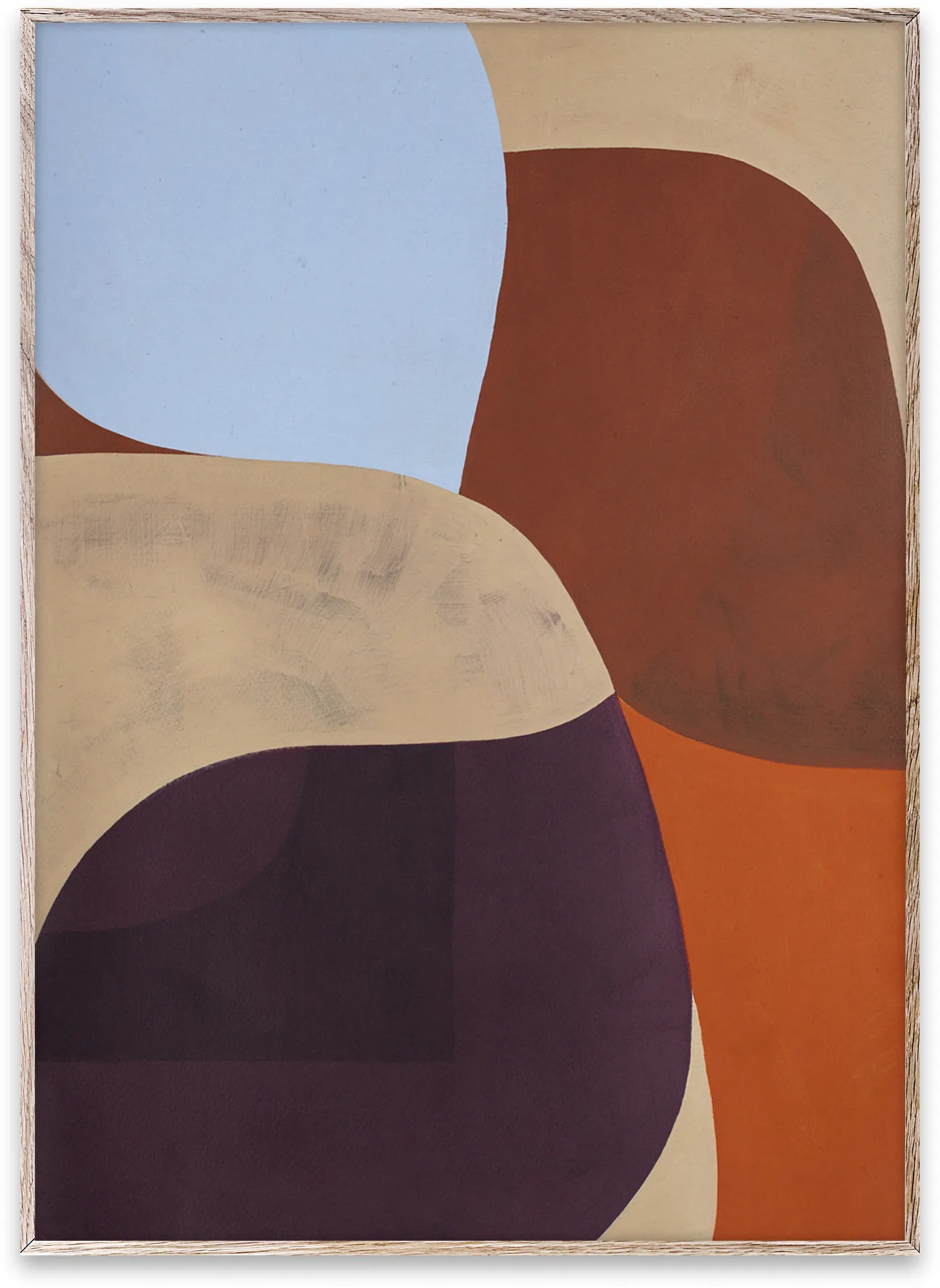 Painted Shapes 02 plakat, 30x40 cm Paper Collective