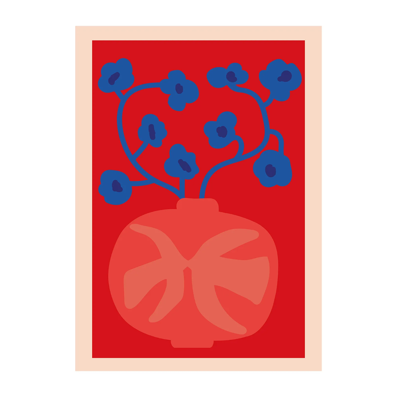 The Red Vase plakat, 30x40 cm Paper Collective