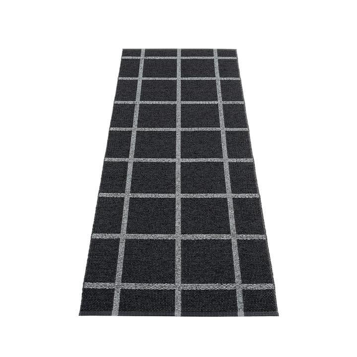 Ada løper - black/granit metallic, 70x150 cm - Pappelina