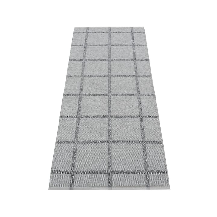 Ada løper - grey/granit metallic, 70x300 cm - Pappelina