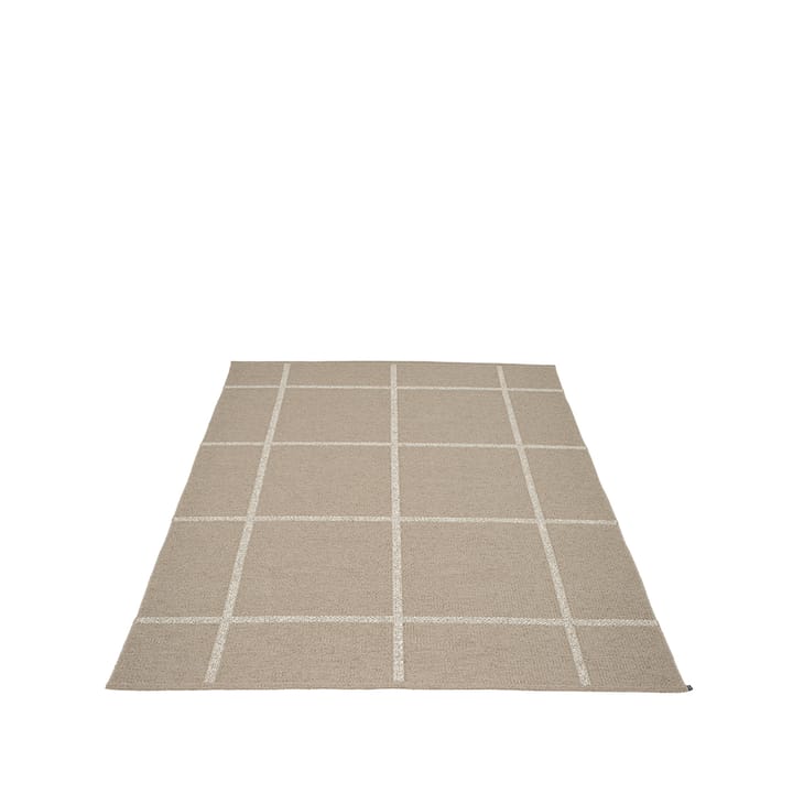 Ada teppe - dark linen/stone metallic, 180x260 cm - Pappelina