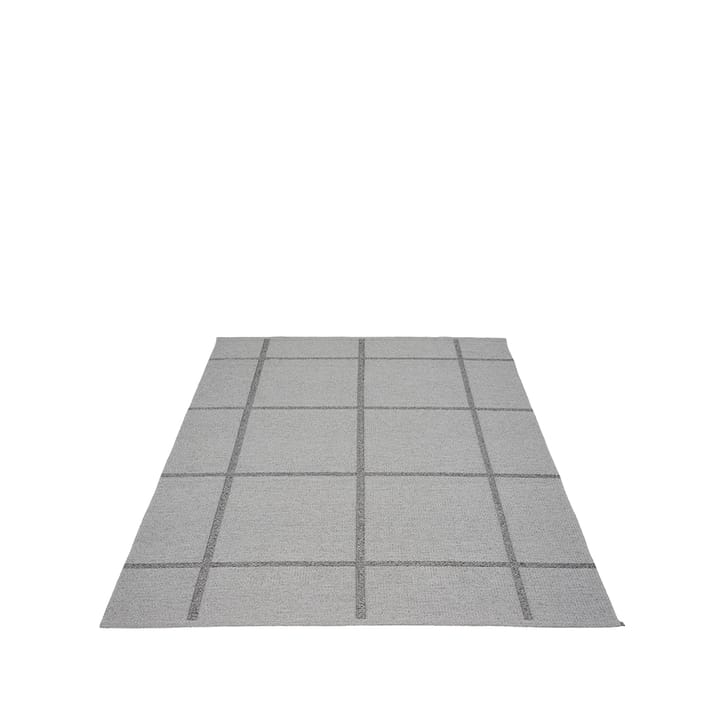 Ada teppe - grå/granit metallic, 180x260 cm - Pappelina