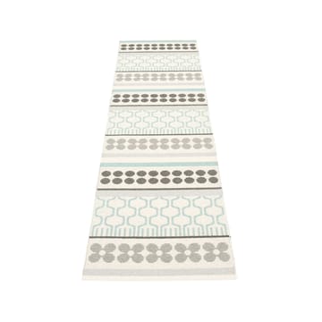Asta løper - pale turquoise/vanilla, 70x180 cm - Pappelina