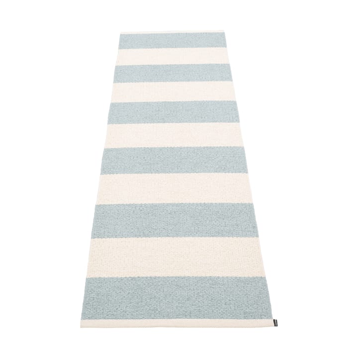 Bob løper - Blue fog/vanilje, 70x225 cm - Pappelina