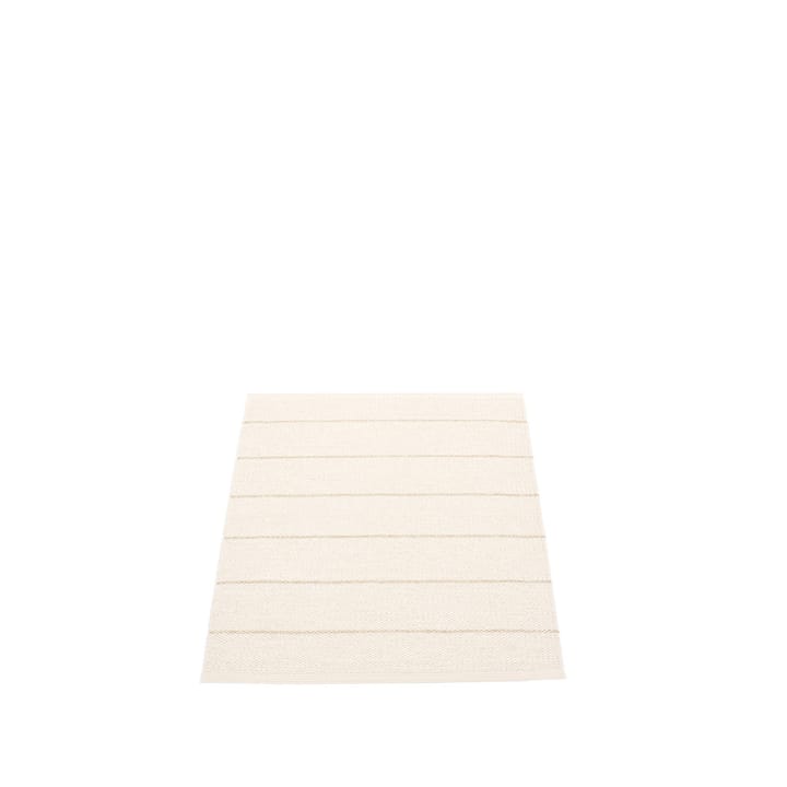Carl baderomsmatte - vanilla/white, 70x90 cm - Pappelina