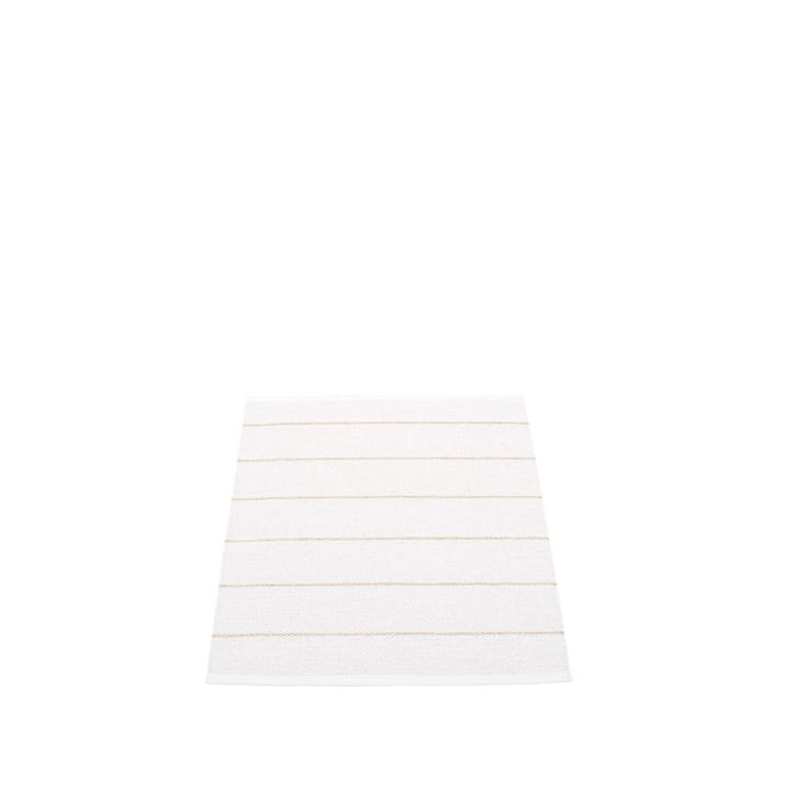 Carl baderomsmatte, vanilla/white, 70x90 cm Pappelina
