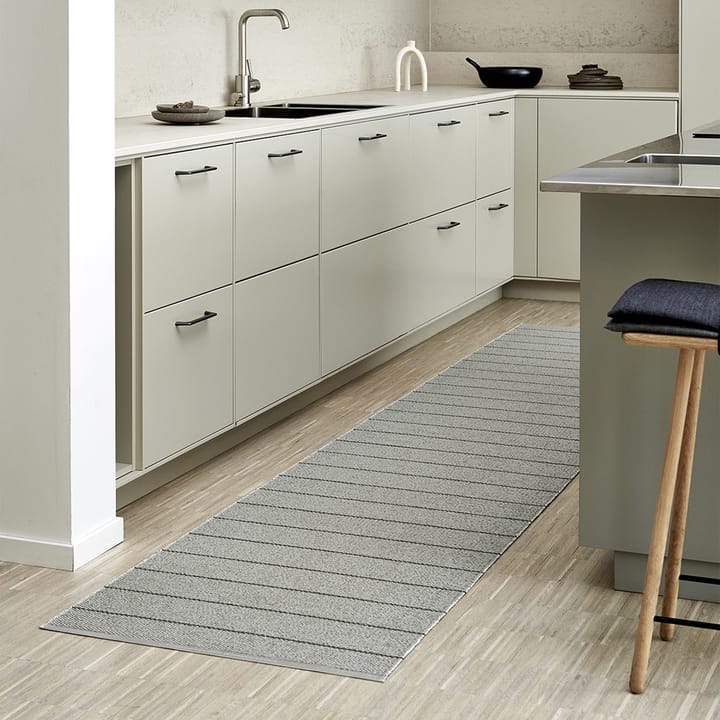 Carl løper, linen/beige, 70x180 cm Pappelina
