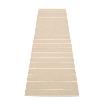 Carl løper - linen/beige, 70x180 cm - Pappelina