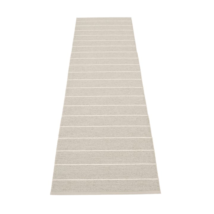 Carl løper - linen/beige, 70x180 cm - Pappelina