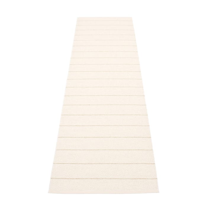 Carl løper - vanilla/white, 70x180 cm - Pappelina