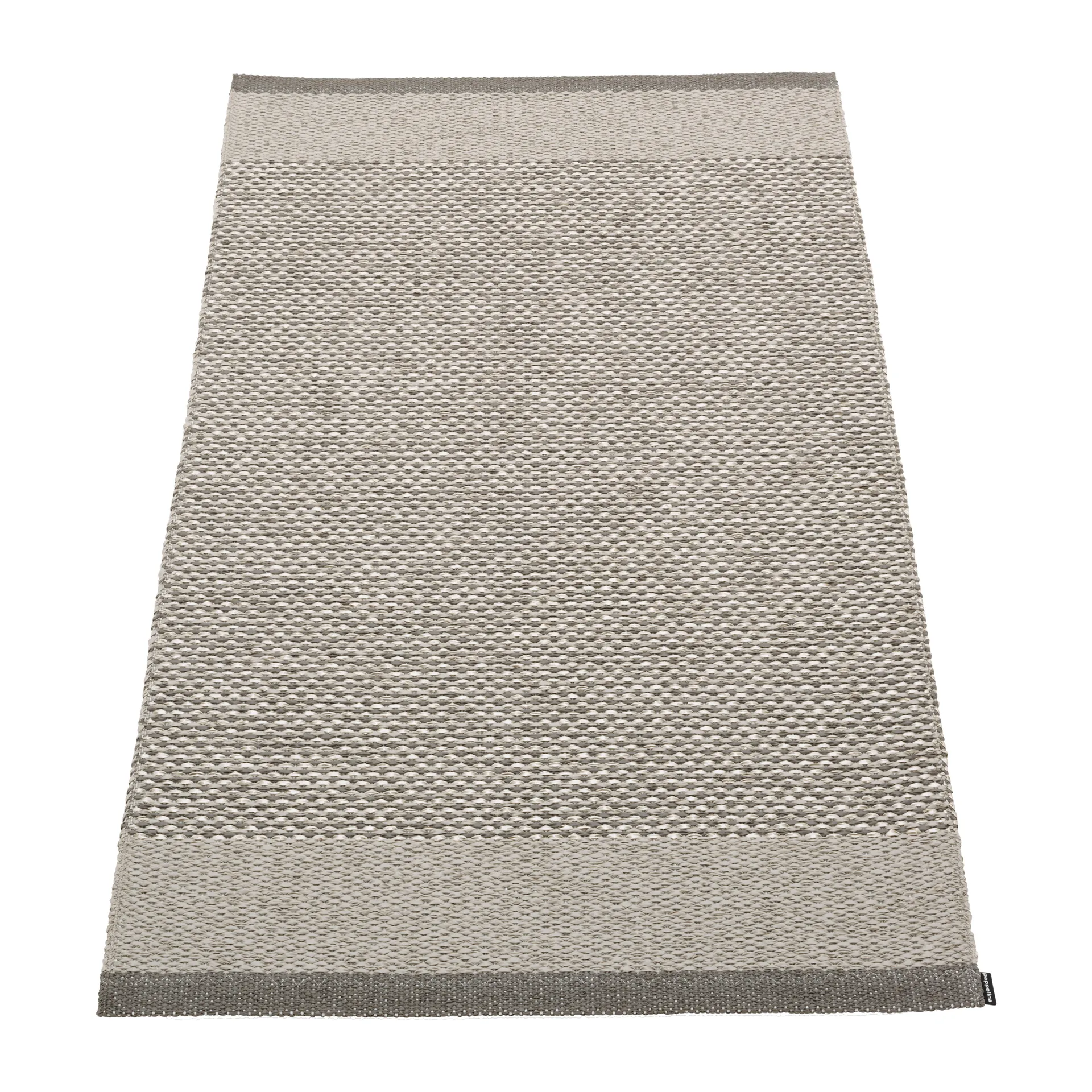 Edit plastteppe 85x160 cm, Charcoal Pappelina