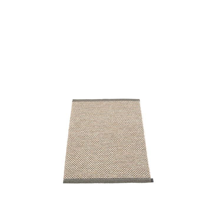 Effi baderomsmatte - charcoal/light nougat/vanilla, 60x85 cm - Pappelina