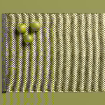 Effi baderomsmatte - pale turquoise/grass green/vanilla, 60x85 cm - Pappelina
