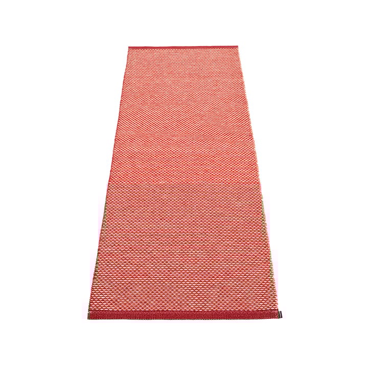 Effi løper - dark red/coral red/vanilla, 70x200 cm - Pappelina