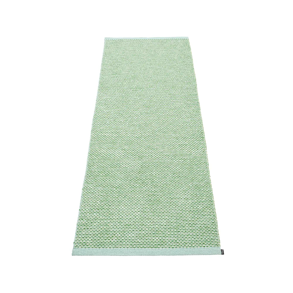 Effi løper, pale turquoise/grass green/vanilla, 60x125 cm Pappelina