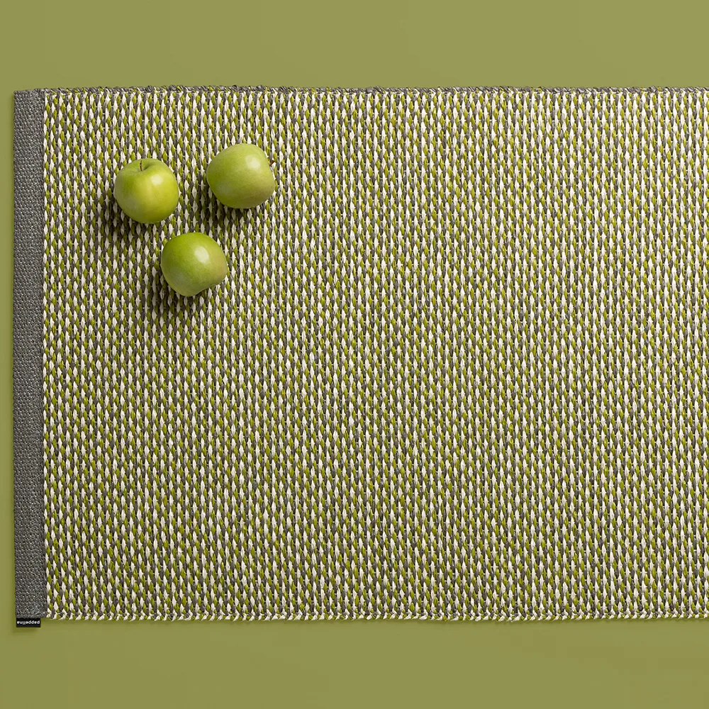 Effi løper, pale turquoise/grass green/vanilla, 60x125 cm Pappelina