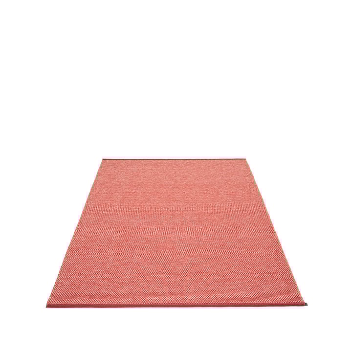 Effi teppe - dark red/coral red/vanilla, 180x260 cm - Pappelina