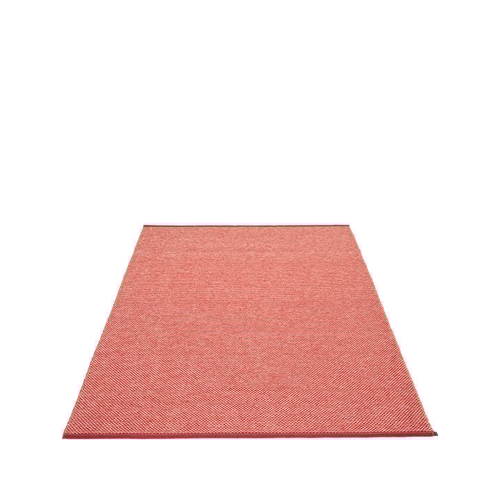 Effi teppe - dark red/coral red/vanilla, 230x320 cm - Pappelina