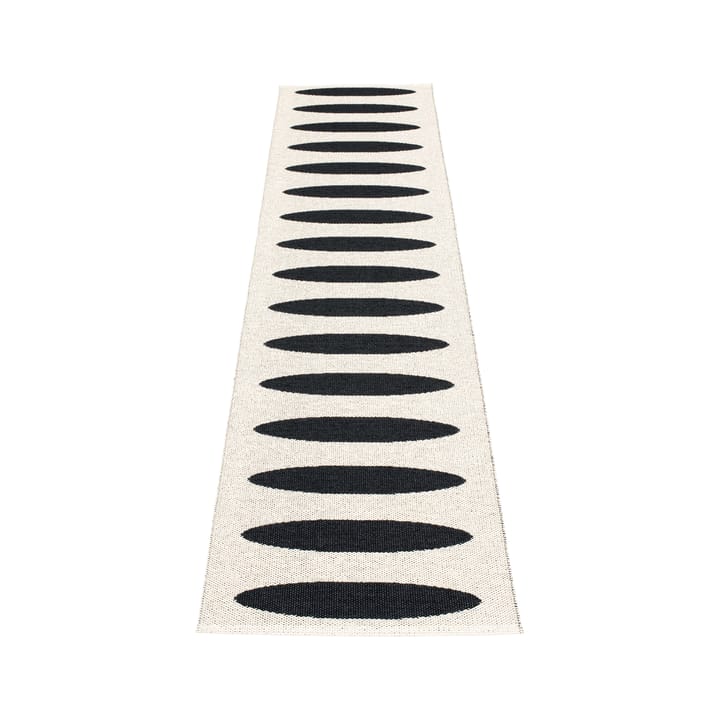 Ella løper black/vanilla, 70x300 cm Pappelina