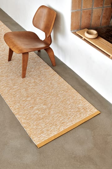 Emm Metallic matt - Black-linen, 70x120 - Pappelina