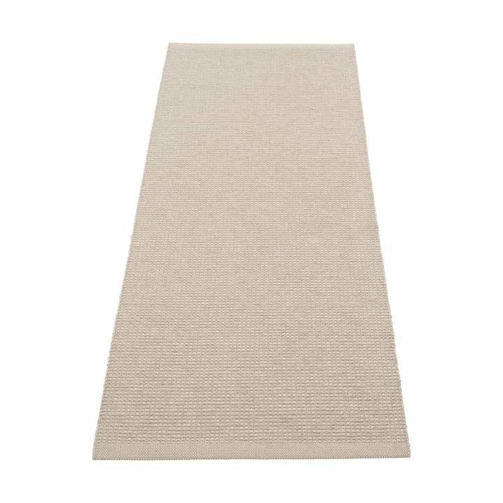 Emm Metallic matt - Linen-linen, 70x180 cm - Pappelina