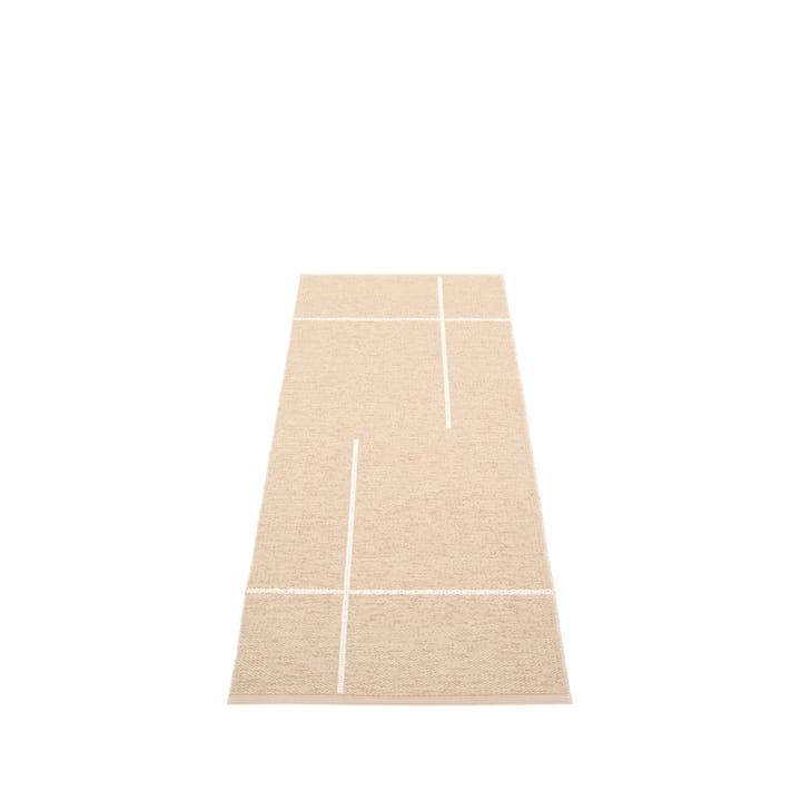 Fred løper - beige, 70x180 cm - Pappelina