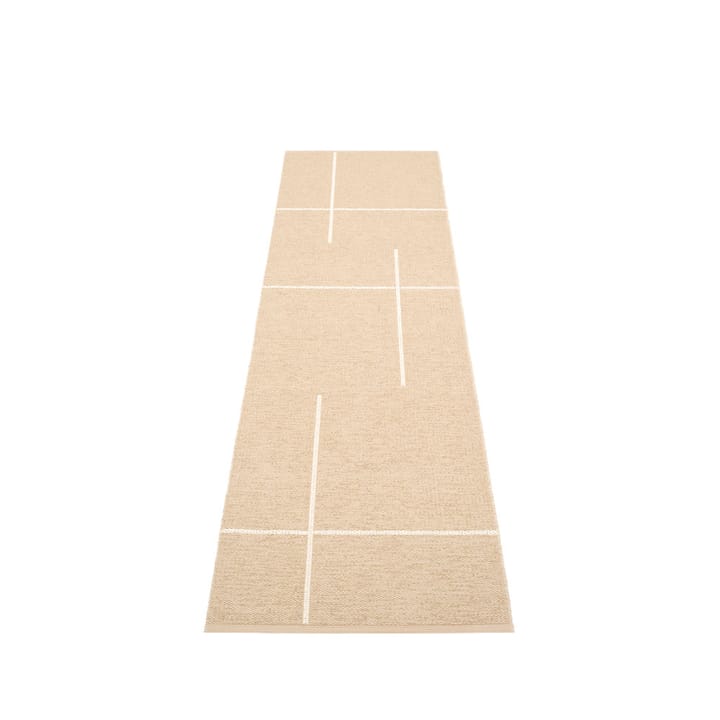 Fred løper - beige, 70x270 cm - Pappelina