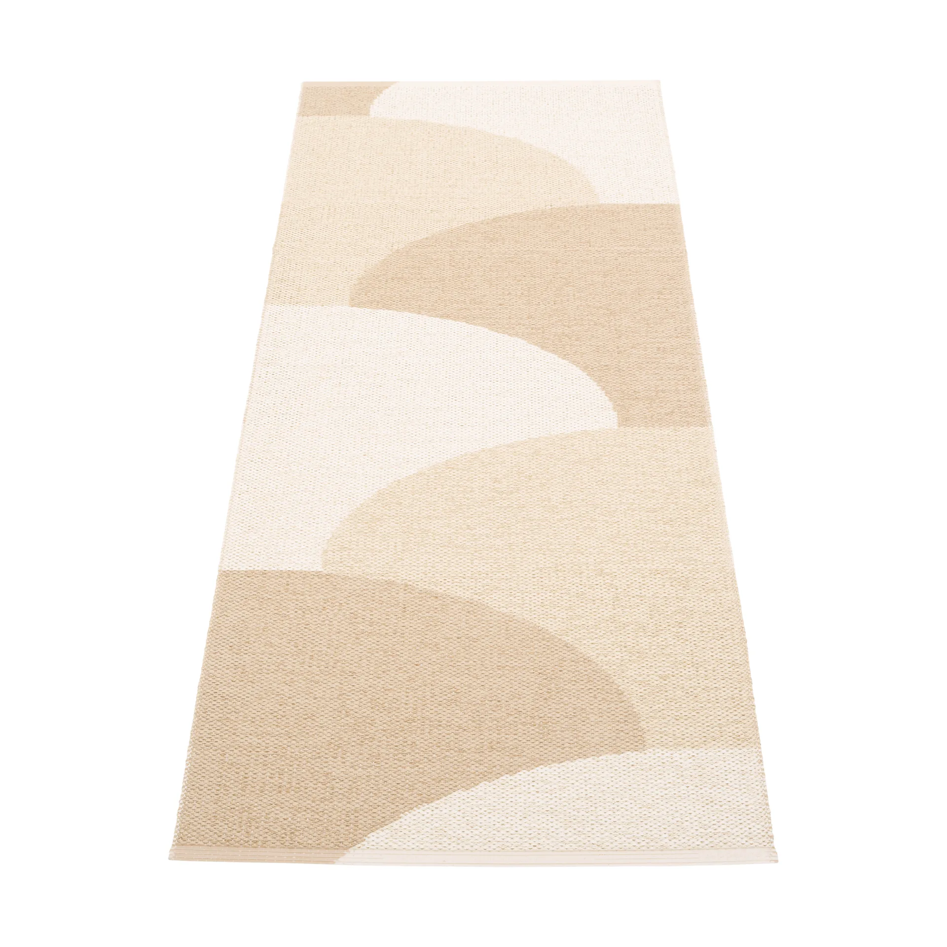 Hill teppe, Vanilje-beige-cream 180x70 cm Pappelina