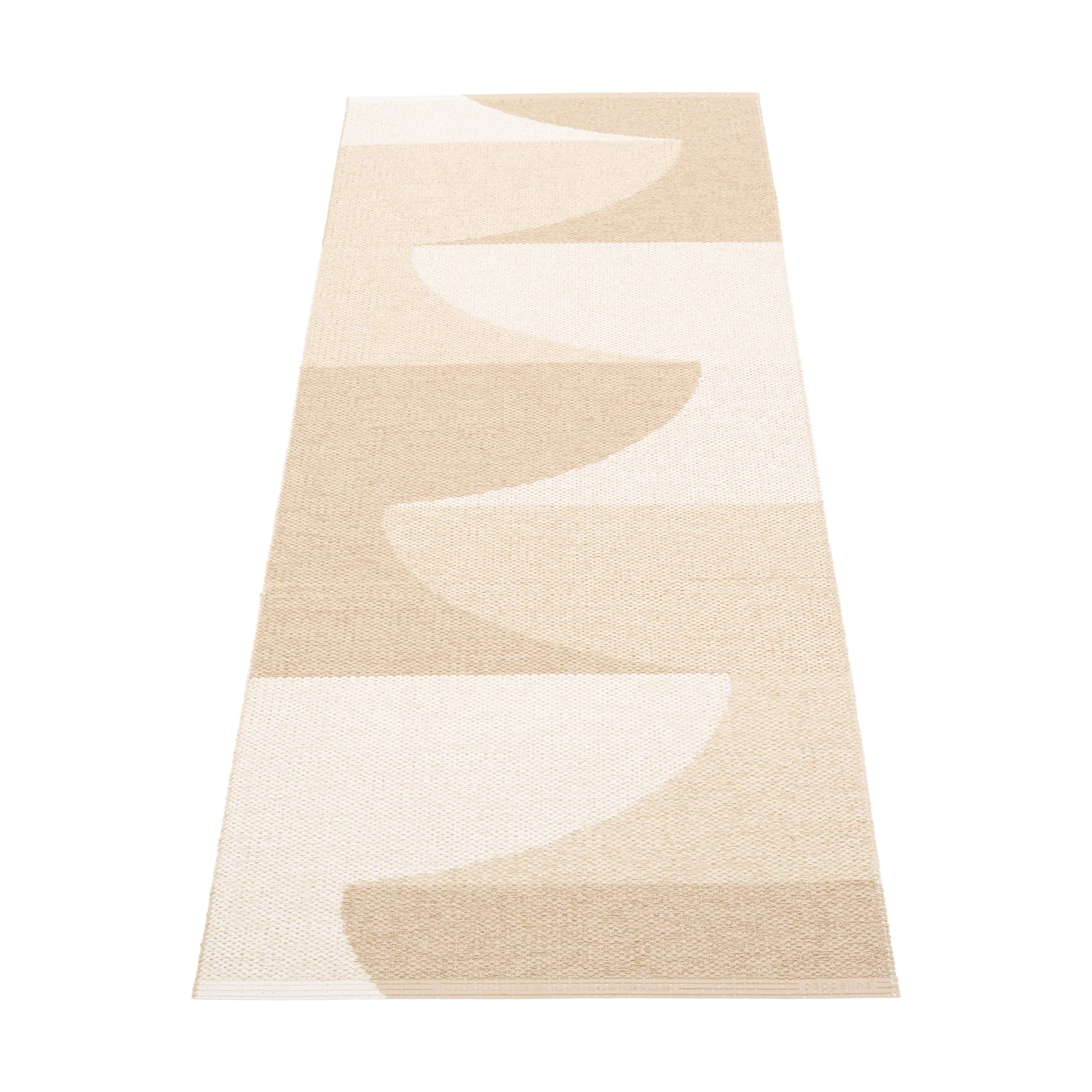 Hill teppe, Vanilje-beige-cream 180x70 cm Pappelina