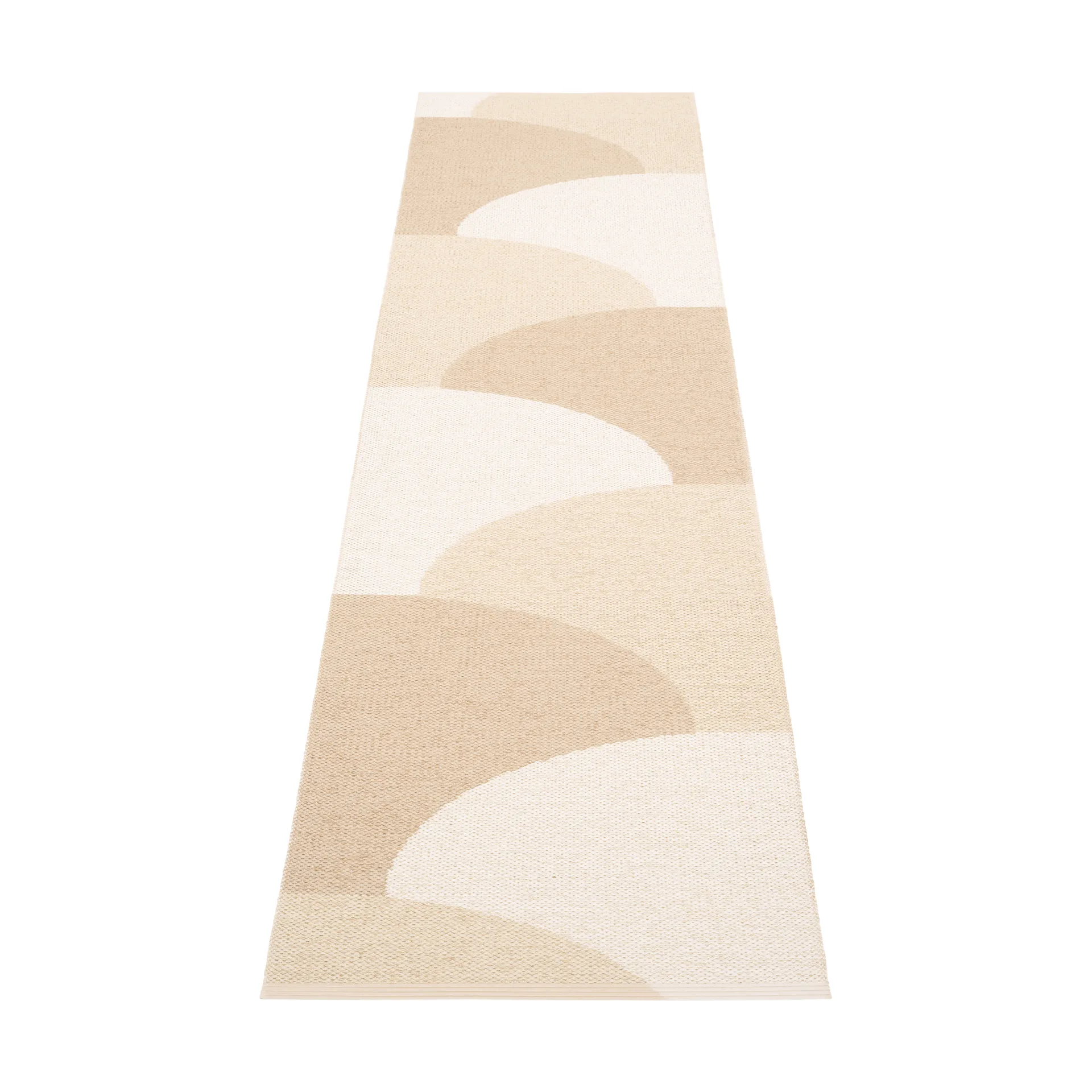 Hill teppe, Vanilla-beige-cream 270x70 cm Pappelina