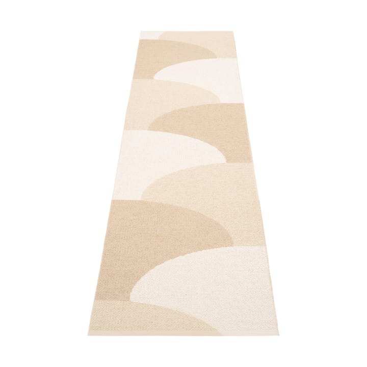 Hill teppe - Vanilla-beige-cream 270x70 cm - Pappelina