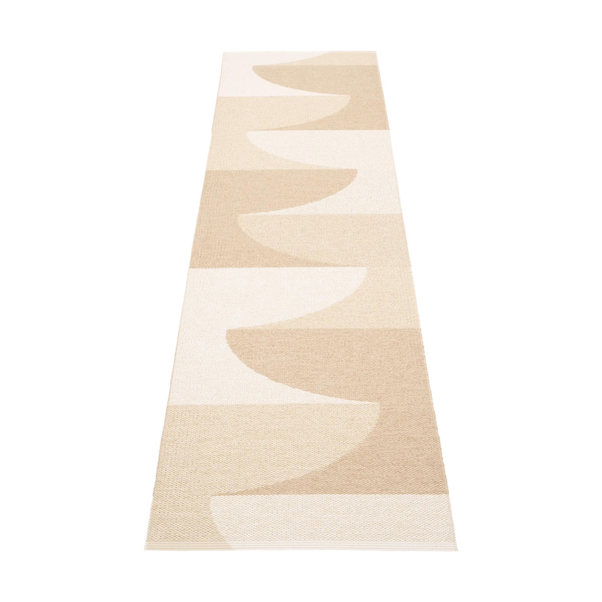 Hill teppe, Vanilla-beige-cream 270x70 cm Pappelina