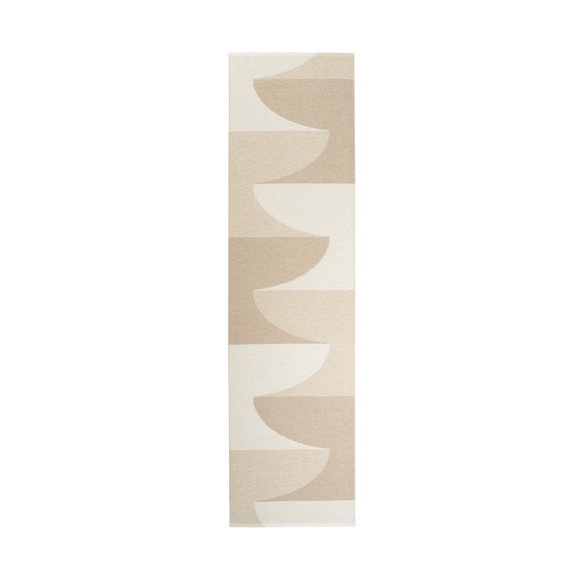 Hill teppe, Vanilla-beige-cream 270x70 cm Pappelina