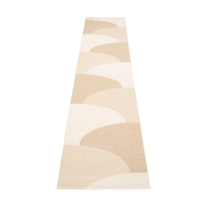 Hill teppe - Vanilla-beige-cream 360x70 cm - Pappelina