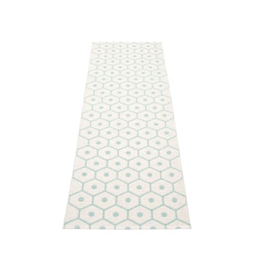 Honey teppe lys turkis-vanilje - 70x225 cm - Pappelina
