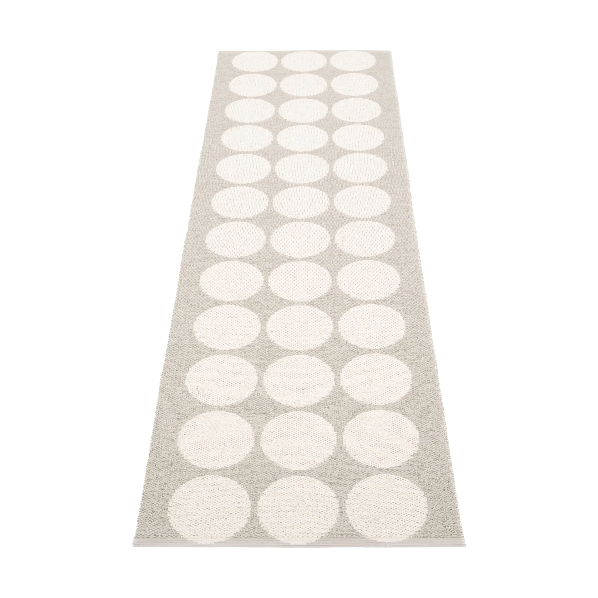 Hugo løper, Linen/vanilje, 70x240 cm Pappelina