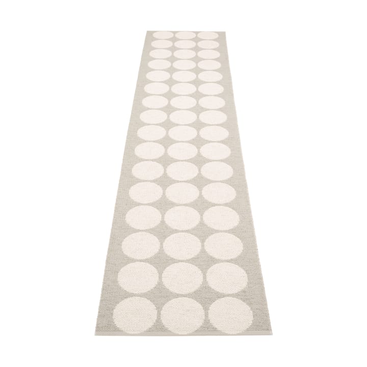 Hugo løper - Linen/vanilla, 70x320 cm - Pappelina