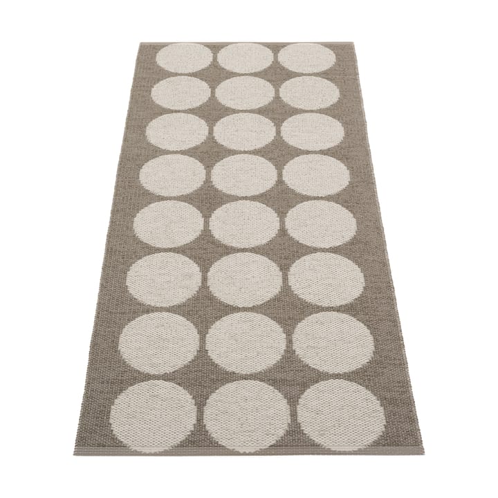 Hugo løper - Walnut/linen, 70x160 cm - Pappelina