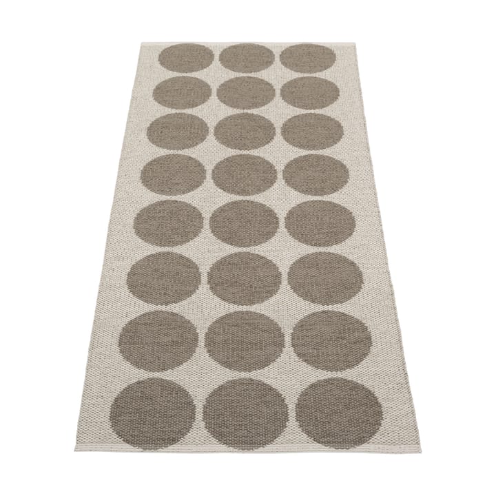 Hugo løper, Walnut/linen, 70x160 cm Pappelina