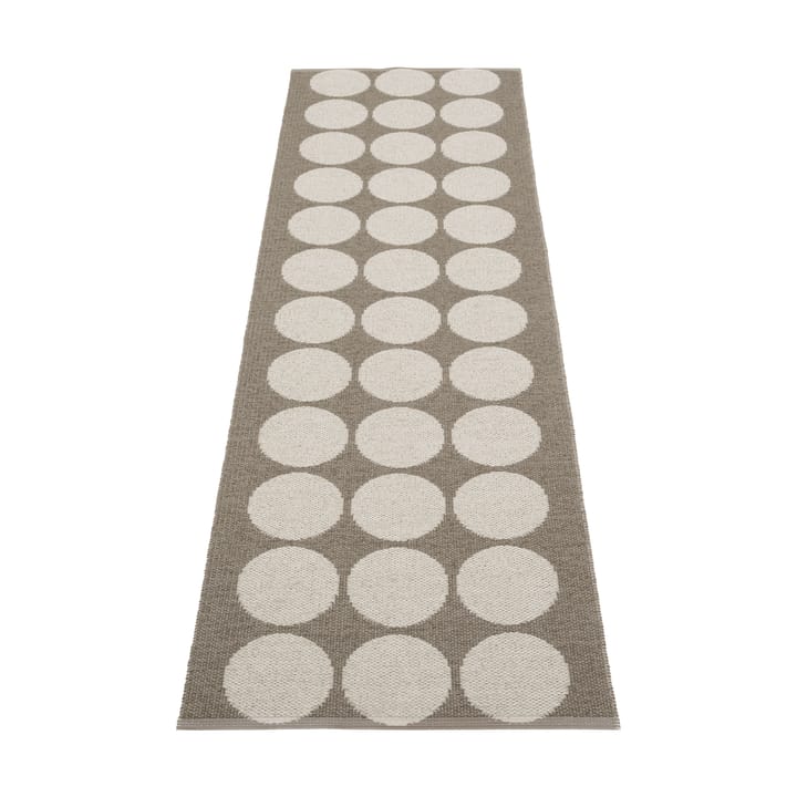 Hugo løper - Walnut/linen, 70x240 cm - Pappelina