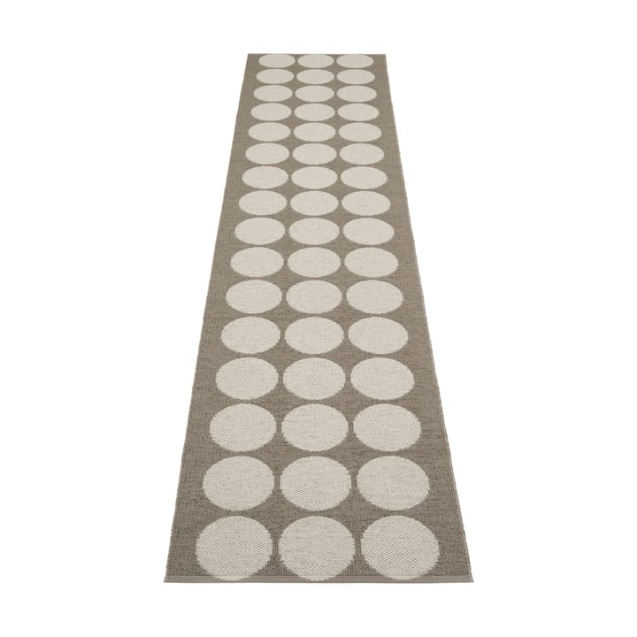 Hugo løper - Walnut/linen, 70x400 cm - Pappelina