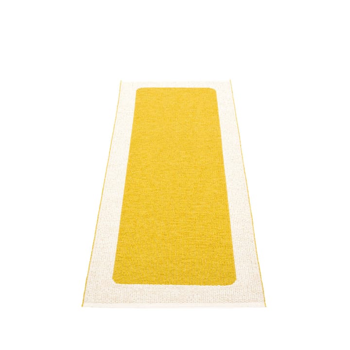 Ilda løper, mustard, 70x180 cm Pappelina