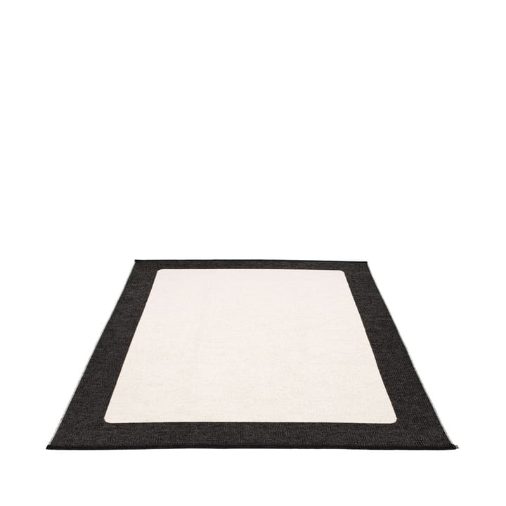 Ilda teppe, black, 180x180 cm Pappelina