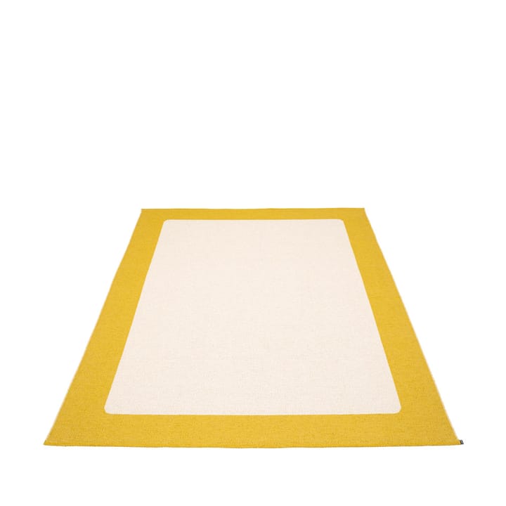 Ilda teppe rektangulær - mustard, 180x260 cm - Pappelina