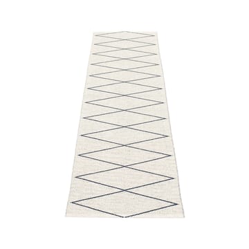 Max gangteppe dark blue/vanilla - 70x160 cm - Pappelina