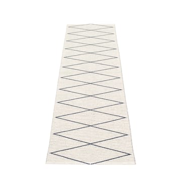 Max gangteppe dark blue/vanilla - 70x240 cm - Pappelina