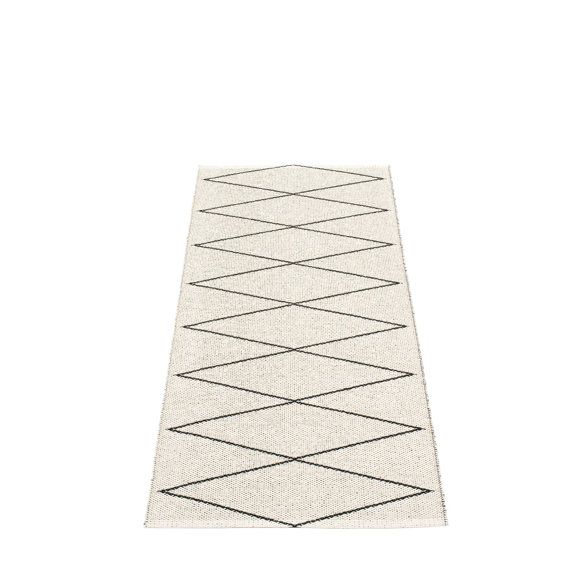 Max løper black/vanilla, 70x160 cm Pappelina